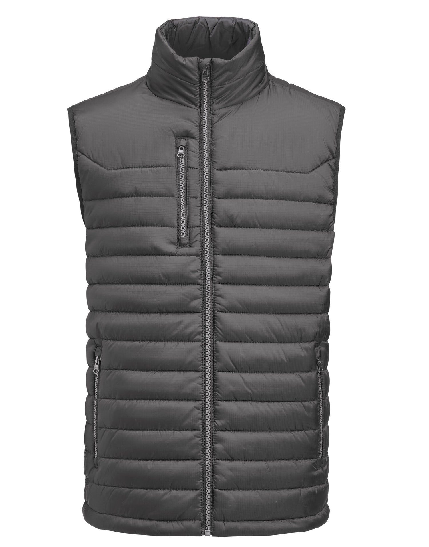James Harvest Meadows Vest HAR2111051 - Steel Grey - Customisable Hoodies