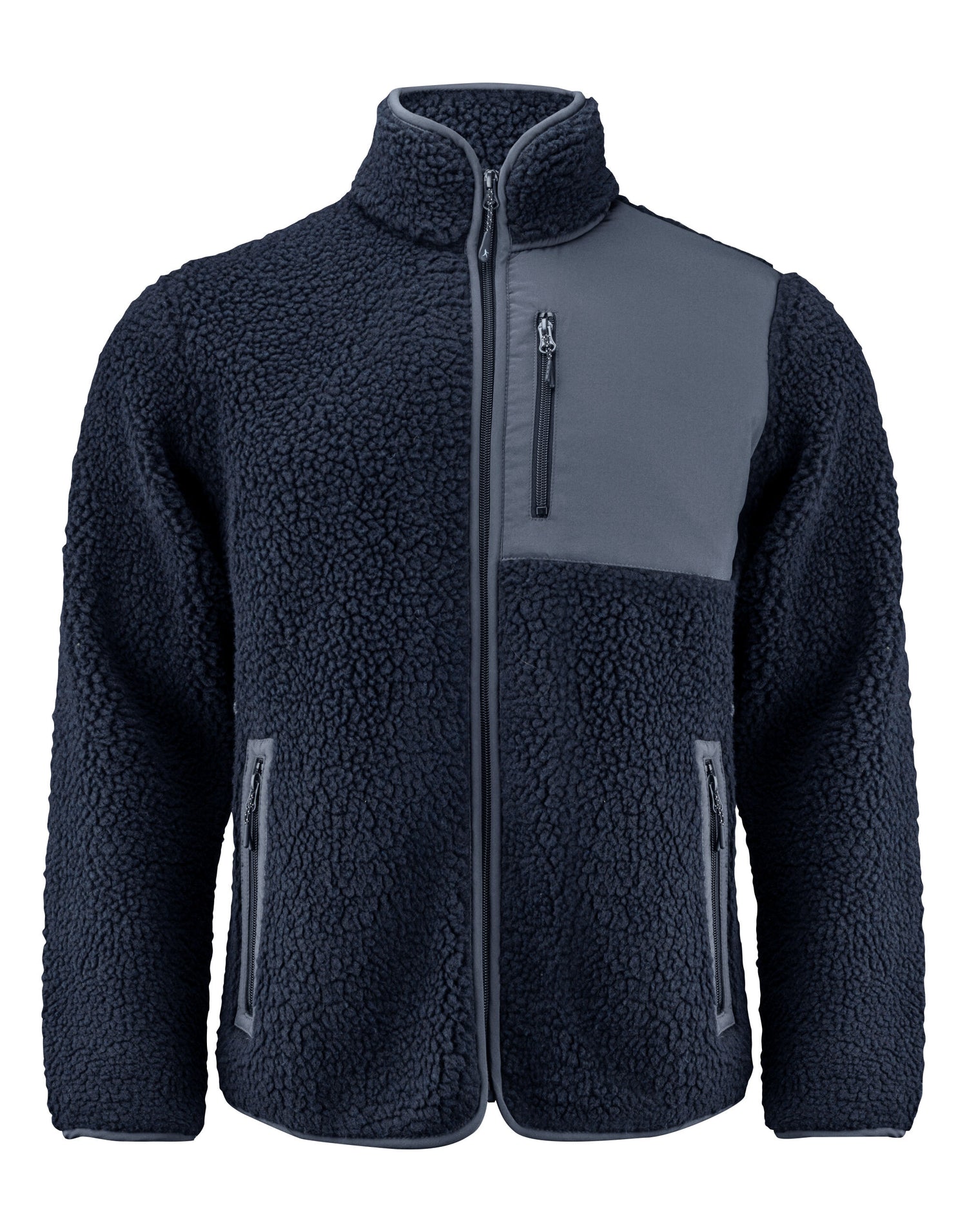 James Harvest Kingsley Sherpa Fleece har2111500 - Navy - Customisable Outerwear
