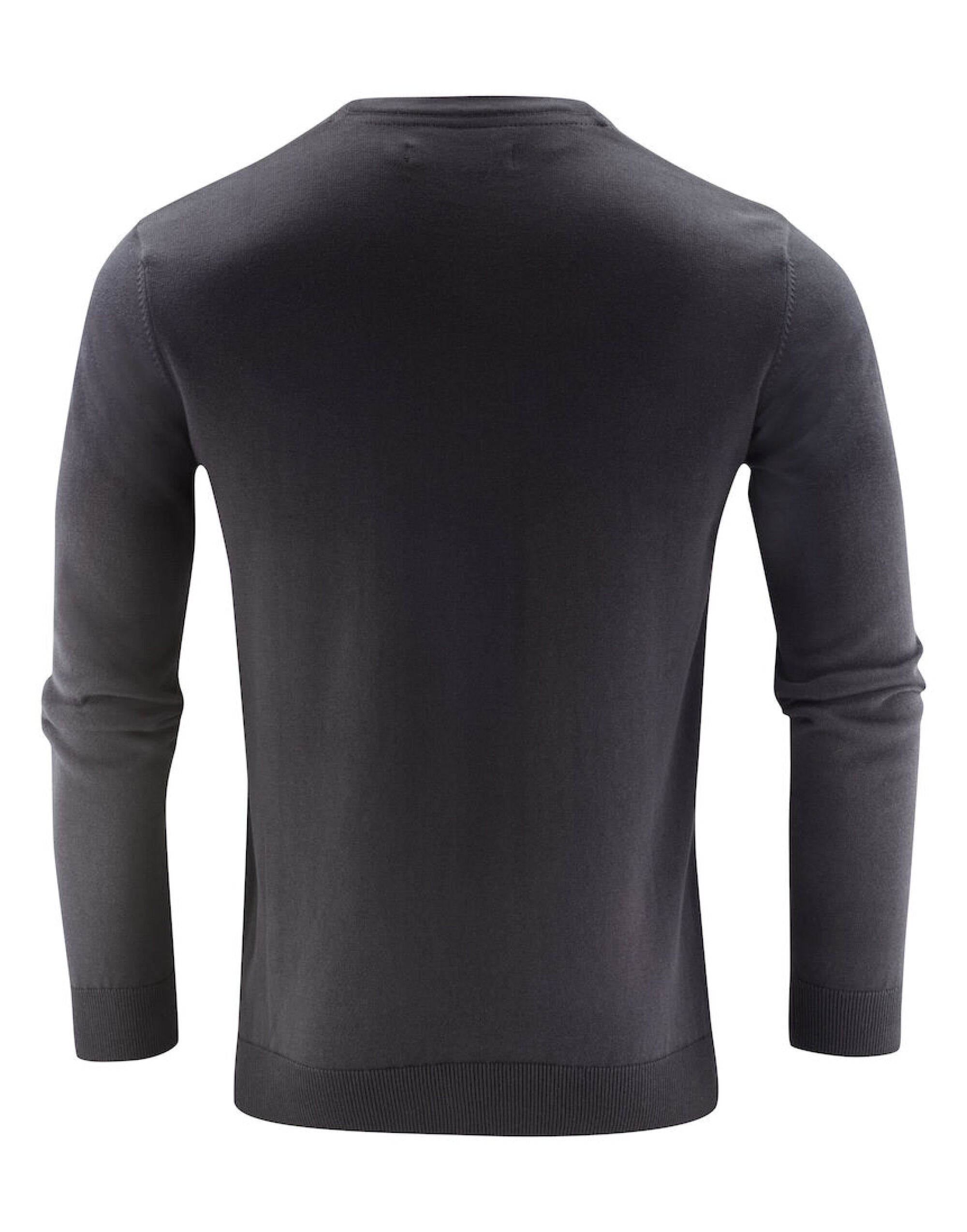 James Harvest Ashland U Neck Knit Sweat HAR2112512 - Black - Customisable Sweatshirts