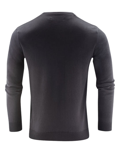 James Harvest Ashland U Neck Knit Sweat HAR2112512 - Black - Customisable Sweatshirts