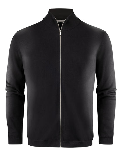 James Harvest Ashland Knitted Cardigan har2112514 - Black - Customisable Knitwear