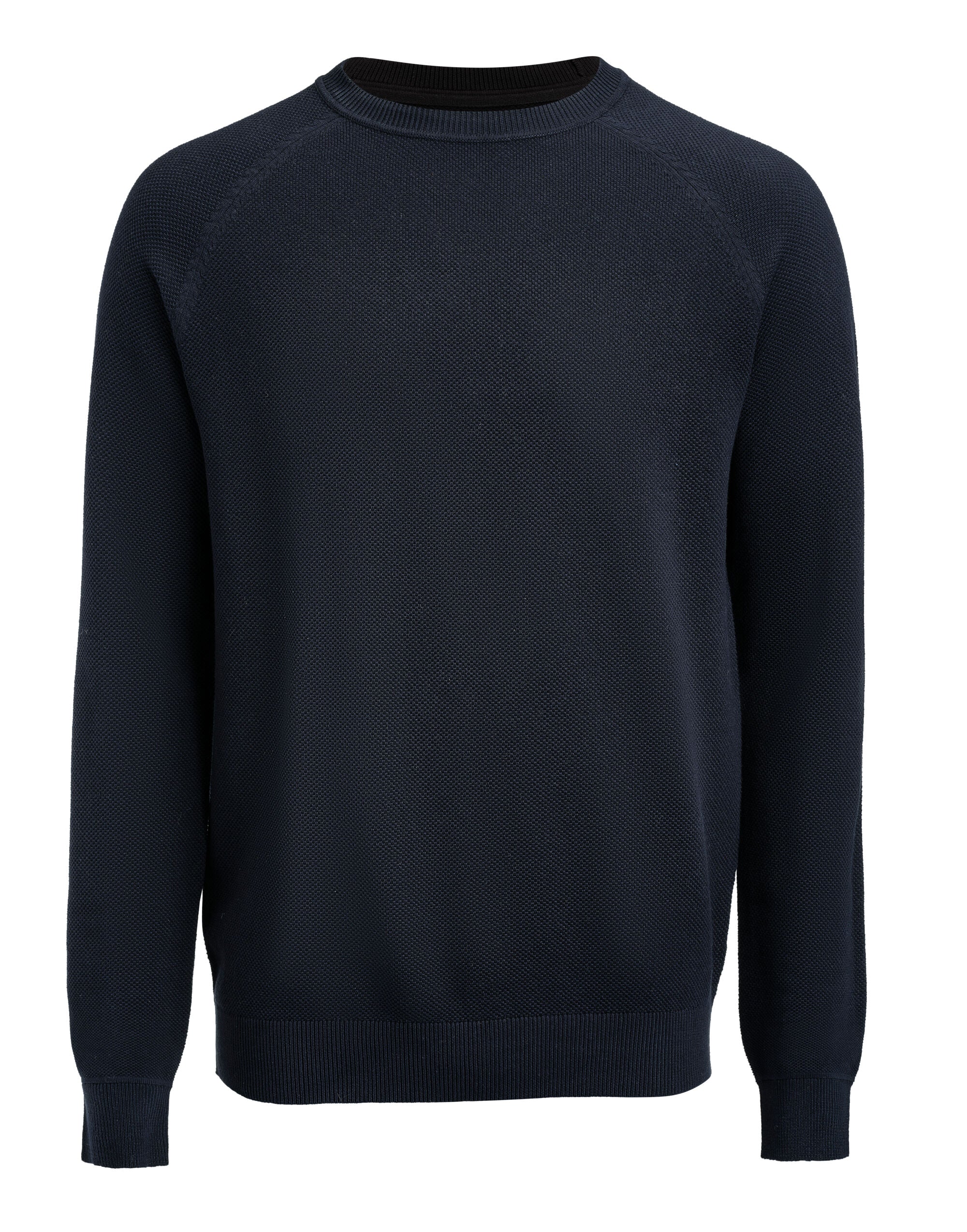 James Harvest Ashland Casual Knit Sweat HAR2112516 - Navy - Customisable Sweatshirts