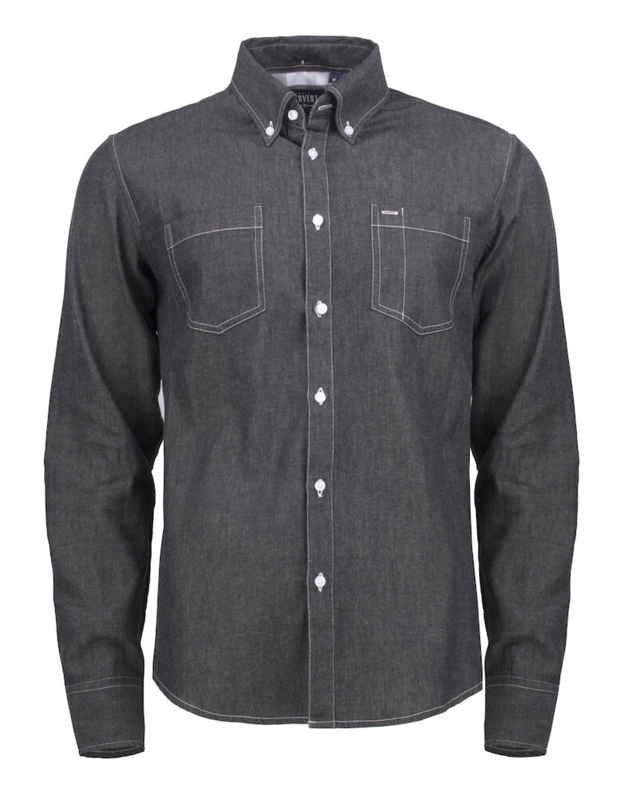 James Harvest Jupiter Denim Look Shirt HAR2113035 - - Customisable Shirts