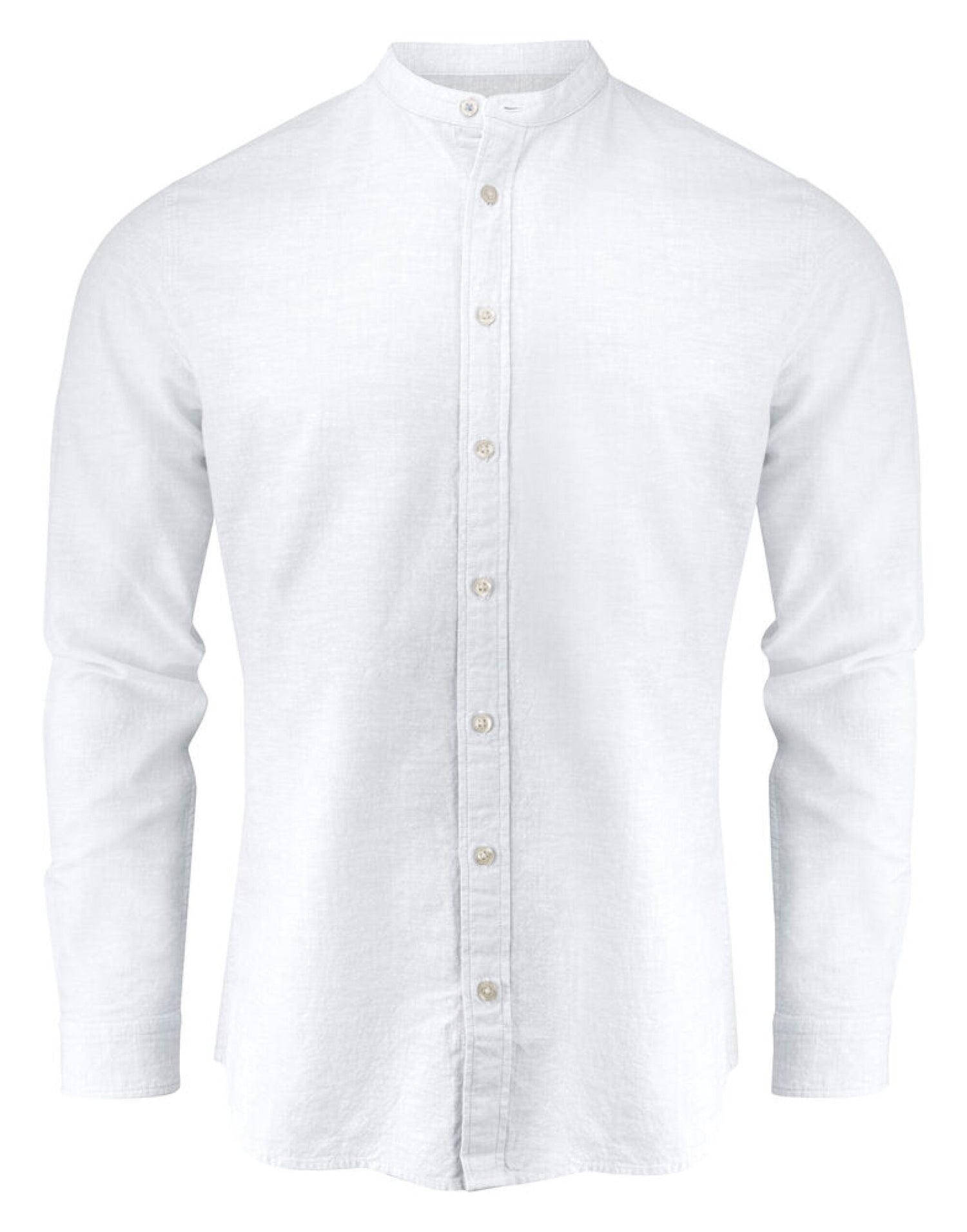 James Harvest Townsend Linen-Blend Shirt HAR2113041 - - Customisable Sweatshirts