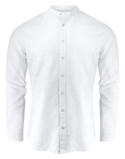 James Harvest Townsend Linen-Blend Shirt HAR2113041 - - Customisable Sweatshirts