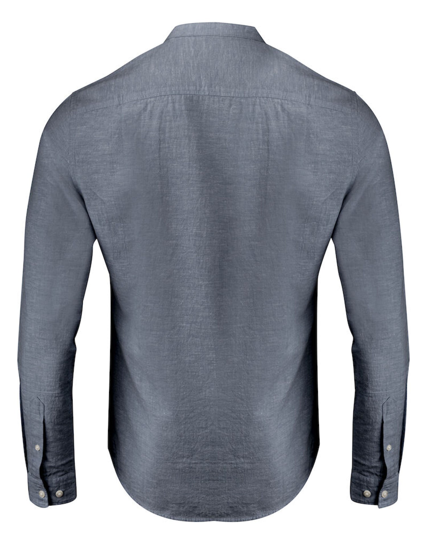 James Harvest Townsend Linen-Blend Shirt HAR2113041 - Navy - Customisable Sweatshirts