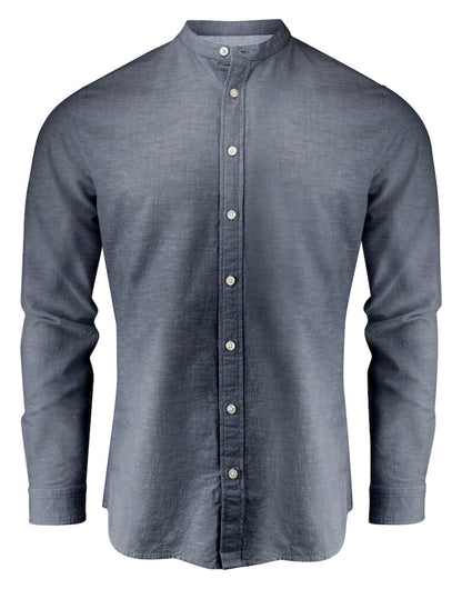 James Harvest Townsend Linen-Blend Shirt HAR2113041 - - Customisable Sweatshirts