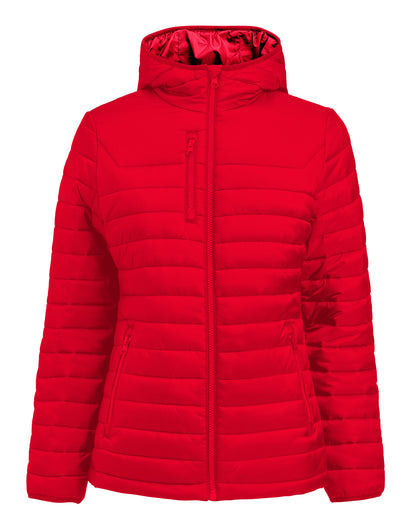 James Harvest Ladies Meadows Jacket HAR2121052 - Red - Customisable Jackets