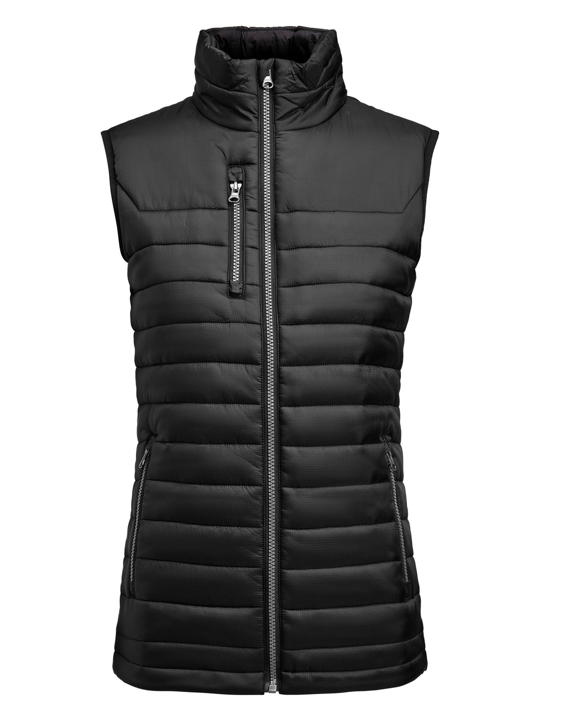 James Harvest Ladies Meadows Vest HAR2121053 - Black - Customisable Hoodies