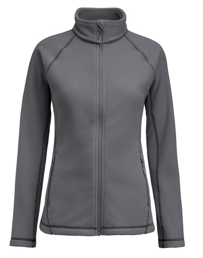 James Harvest Ladies Zion Fleece HAR2121506 - Steel Grey - Customisable Fleece