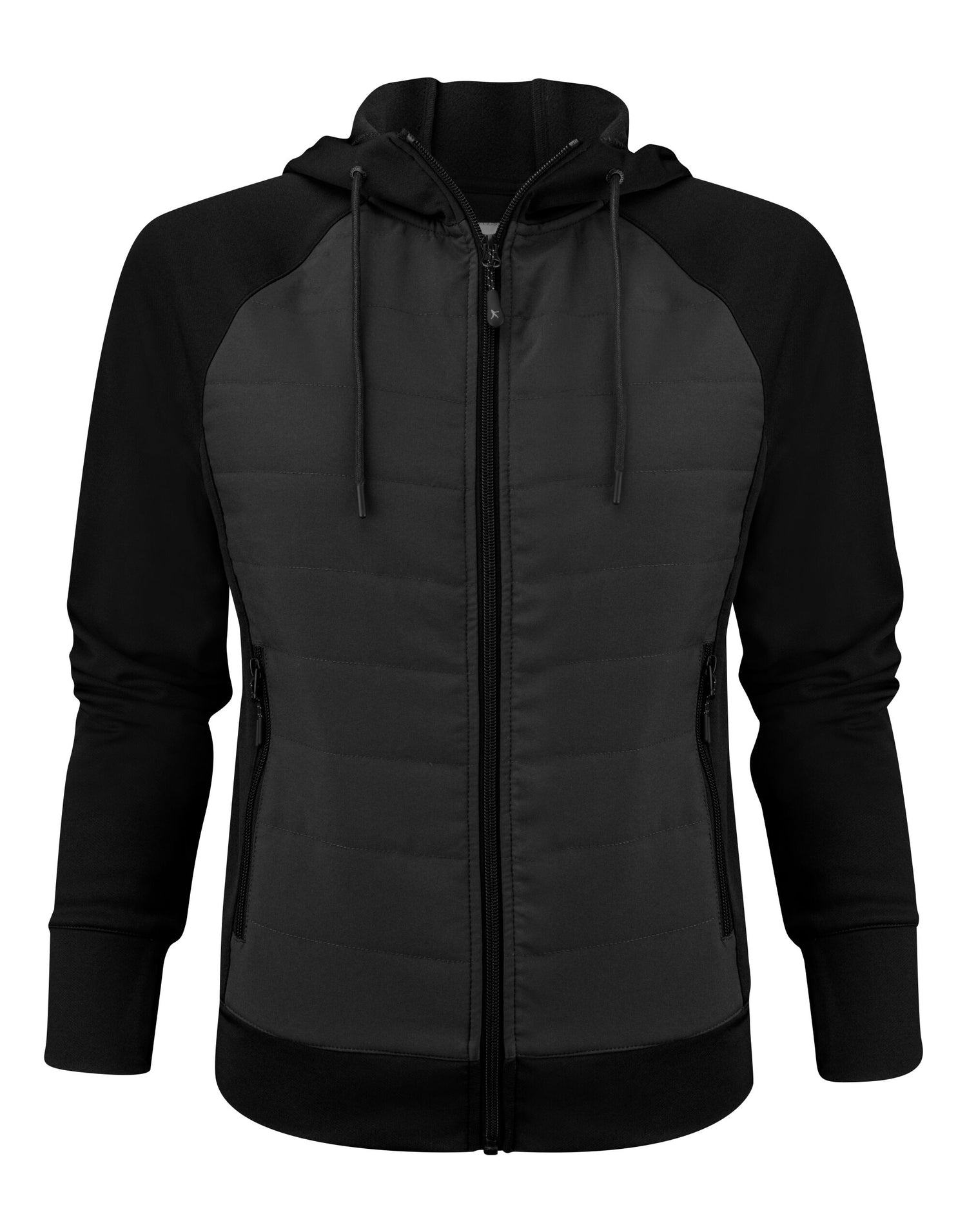 James Harvest Keyport Ladies Hood Sweat HAR2122044 - Black - Customisable Sweatshirts