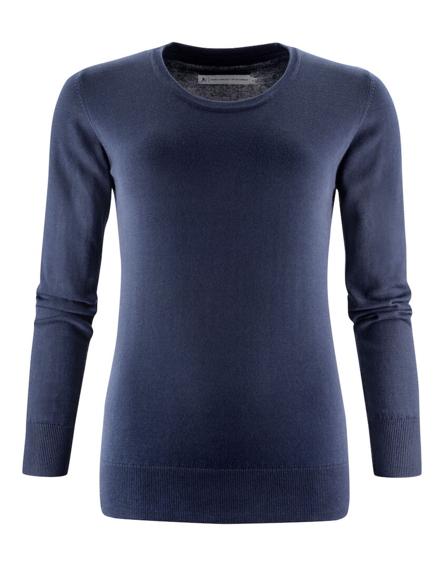 James Harvest Ashland U Neck Ladies Knit HAR2122509 - Navy - Customisable Sweatshirts
