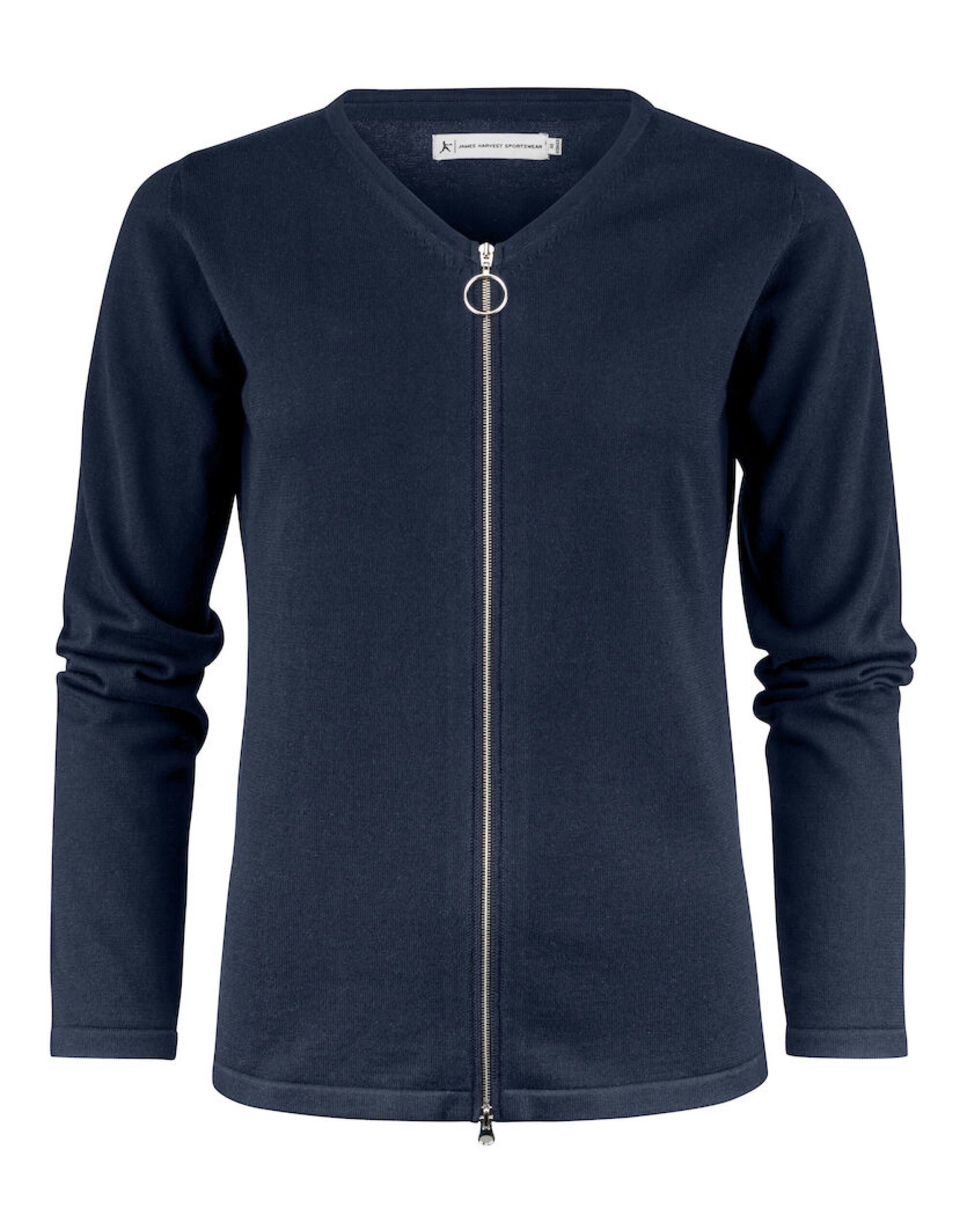 James Harvest Ladies Knitted Cardigan har2122511 - Navy - Customisable Knitwear