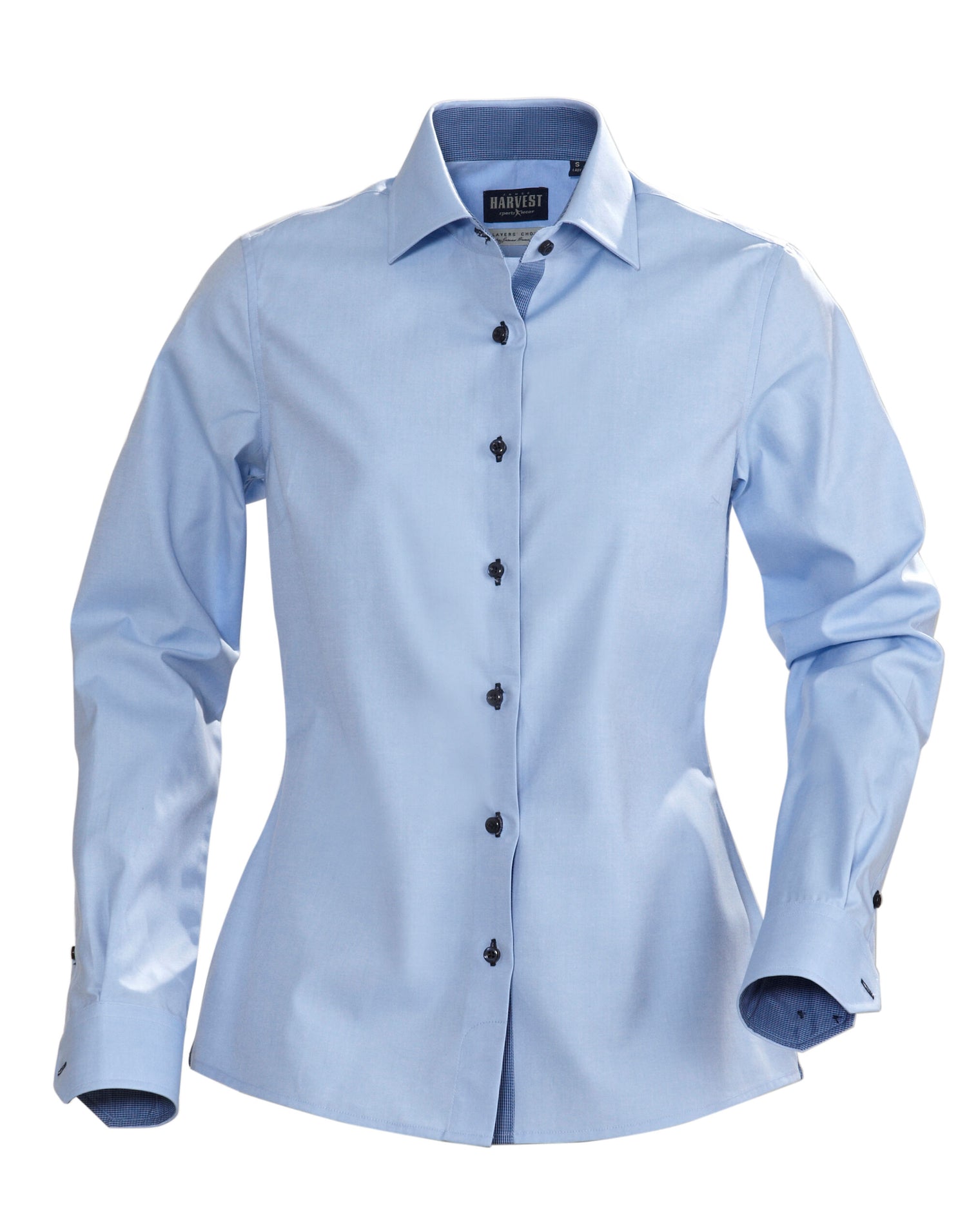 James Harvest Ladies Baltimore Shirt HAR2123020 - Light Blue - Customisable Shirts