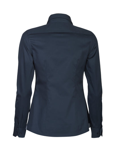James Harvest Ladies Baltimore Shirt HAR2123020 - Navy - Customisable Shirts