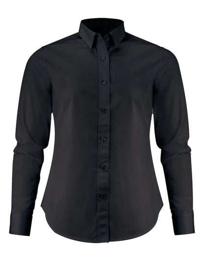 James Harvest Acton Ladies Shirt HAR2123031 - Black - Customisable Shirts