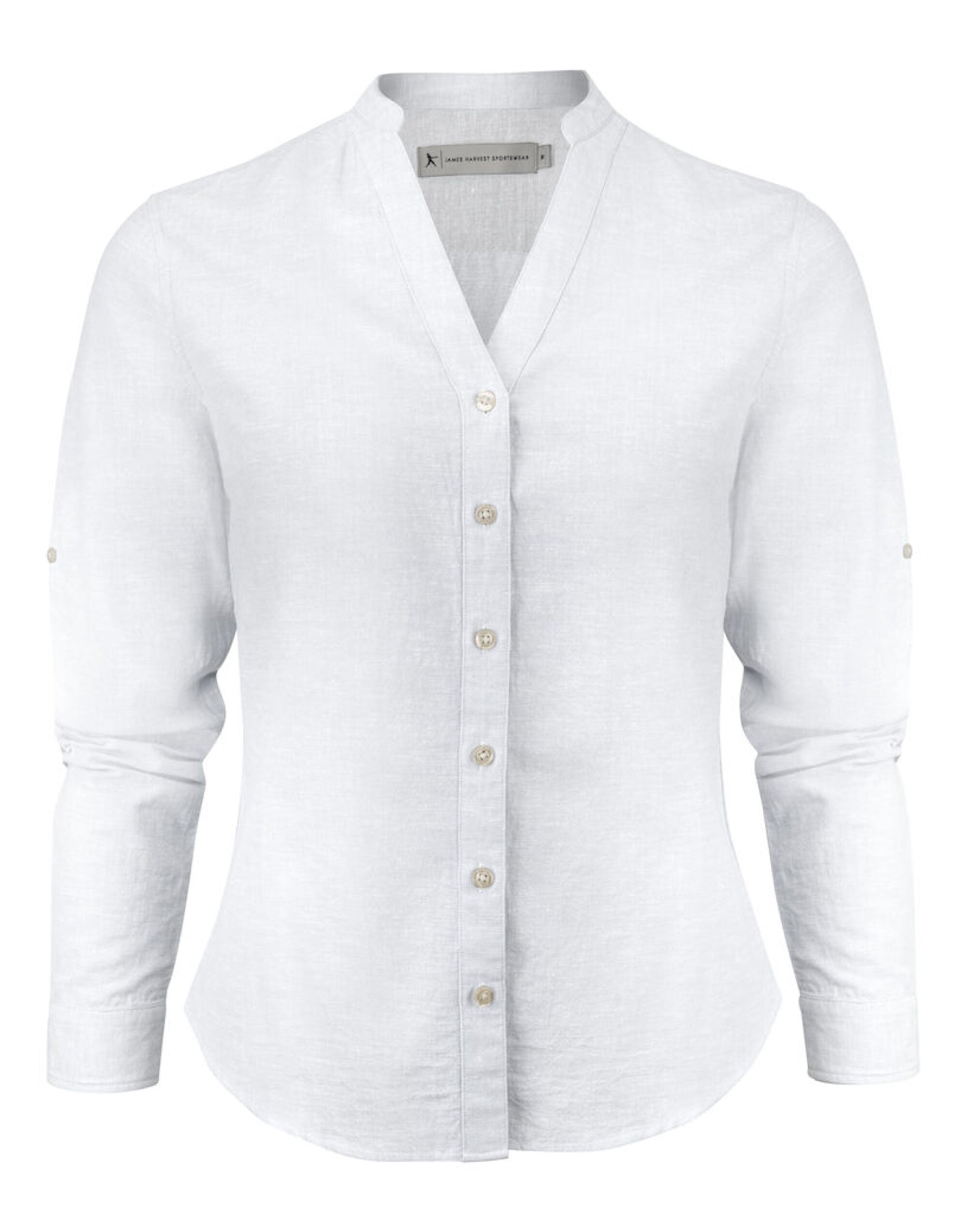 James Harvest Townsend Ladies Shirt HAR2123032 - White - Customisable Shirts
