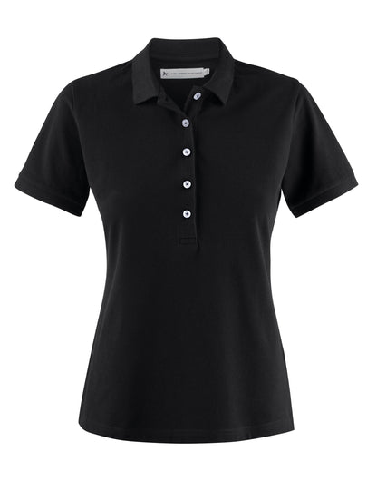 James Harvest Sunset Ladies Polo HAR2125034 - Black - Customisable Polos