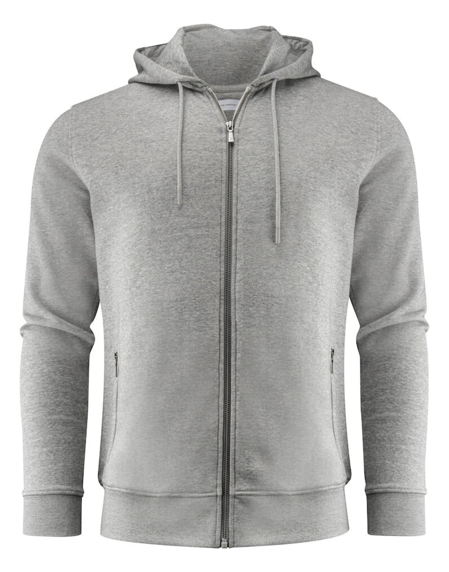 James Harvest Westwood Heights Zip Hood HAR2132027 - Grey Melange - Customisable Sweatshirts