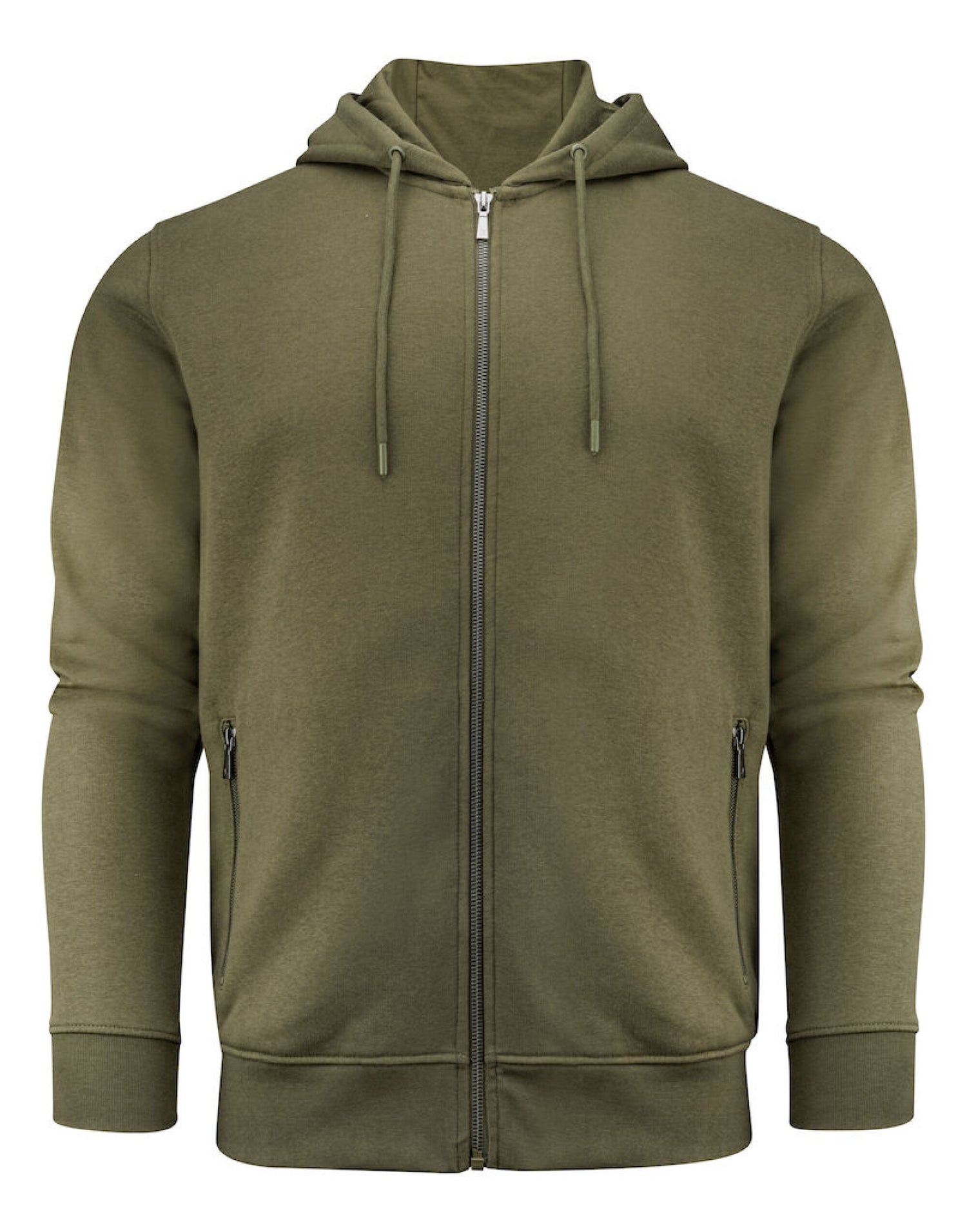 James Harvest Westwood Heights Zip Hood HAR2132027 - Moss Green - Customisable Sweatshirts