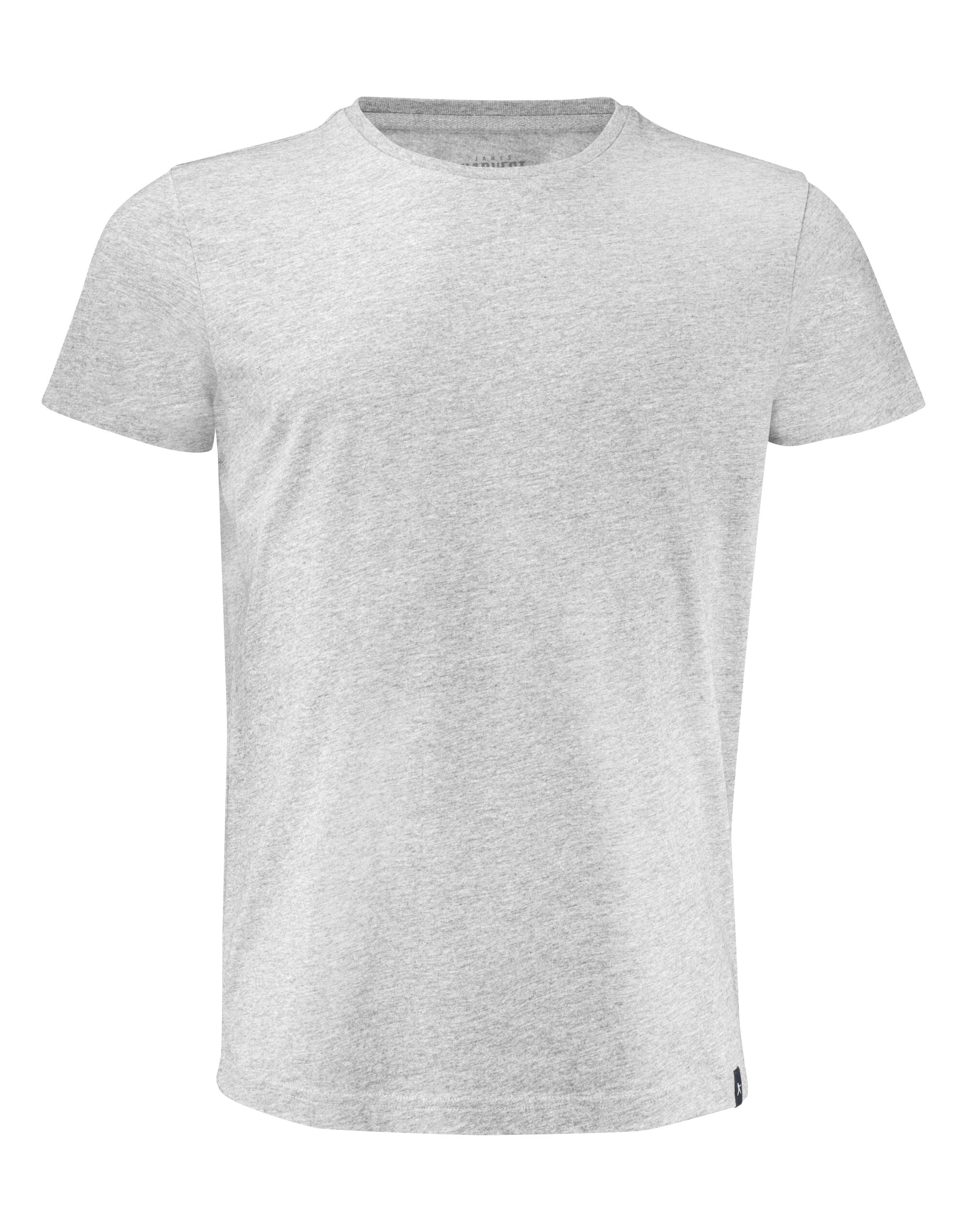 James Harvest American U T Shirt HAR2134017 - Grey Melange - Customisable T-Shirts