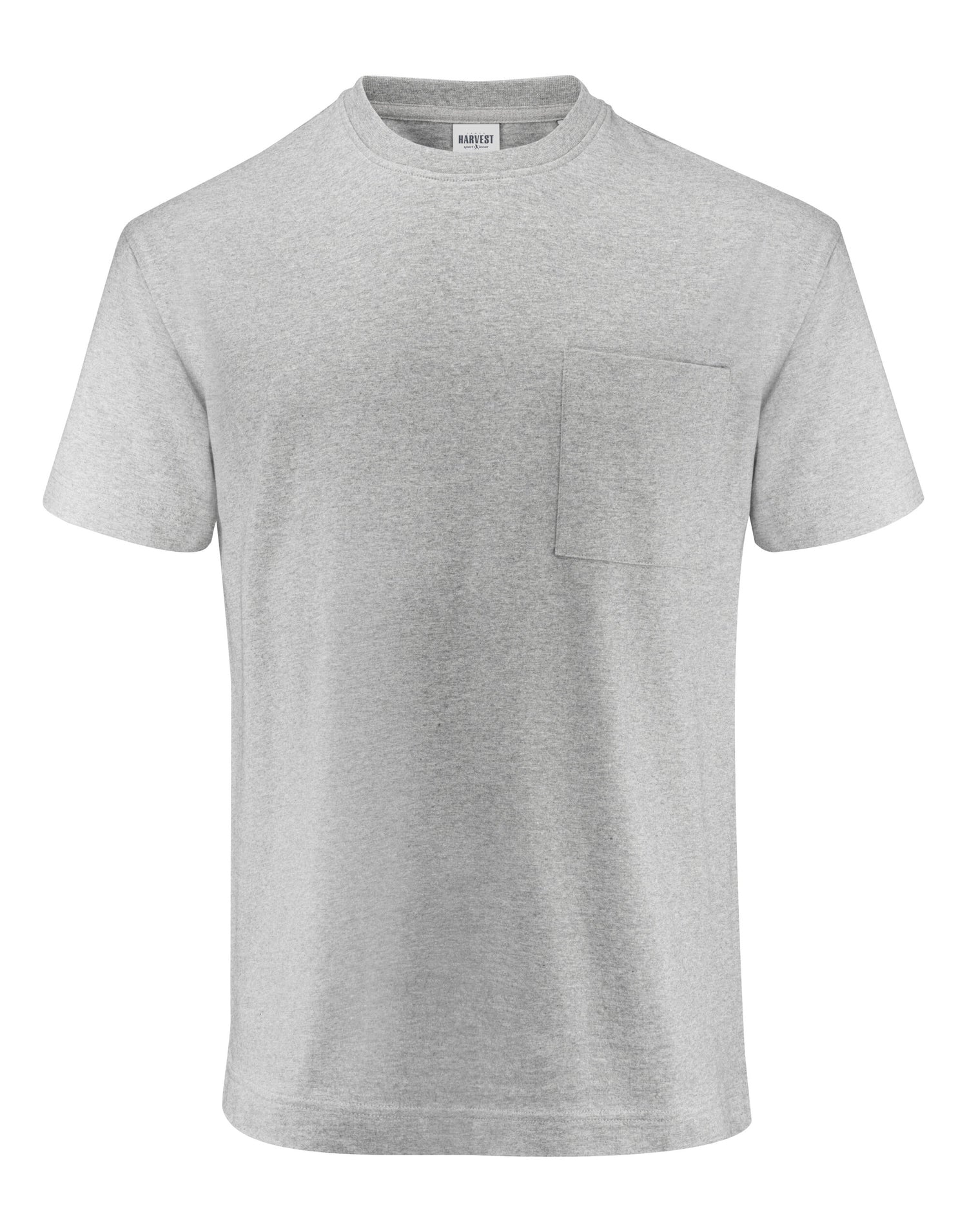James Harvest Devons Relaxed Fit T Shirt HAR2134019 - Grey Melange - Customisable T-Shirts