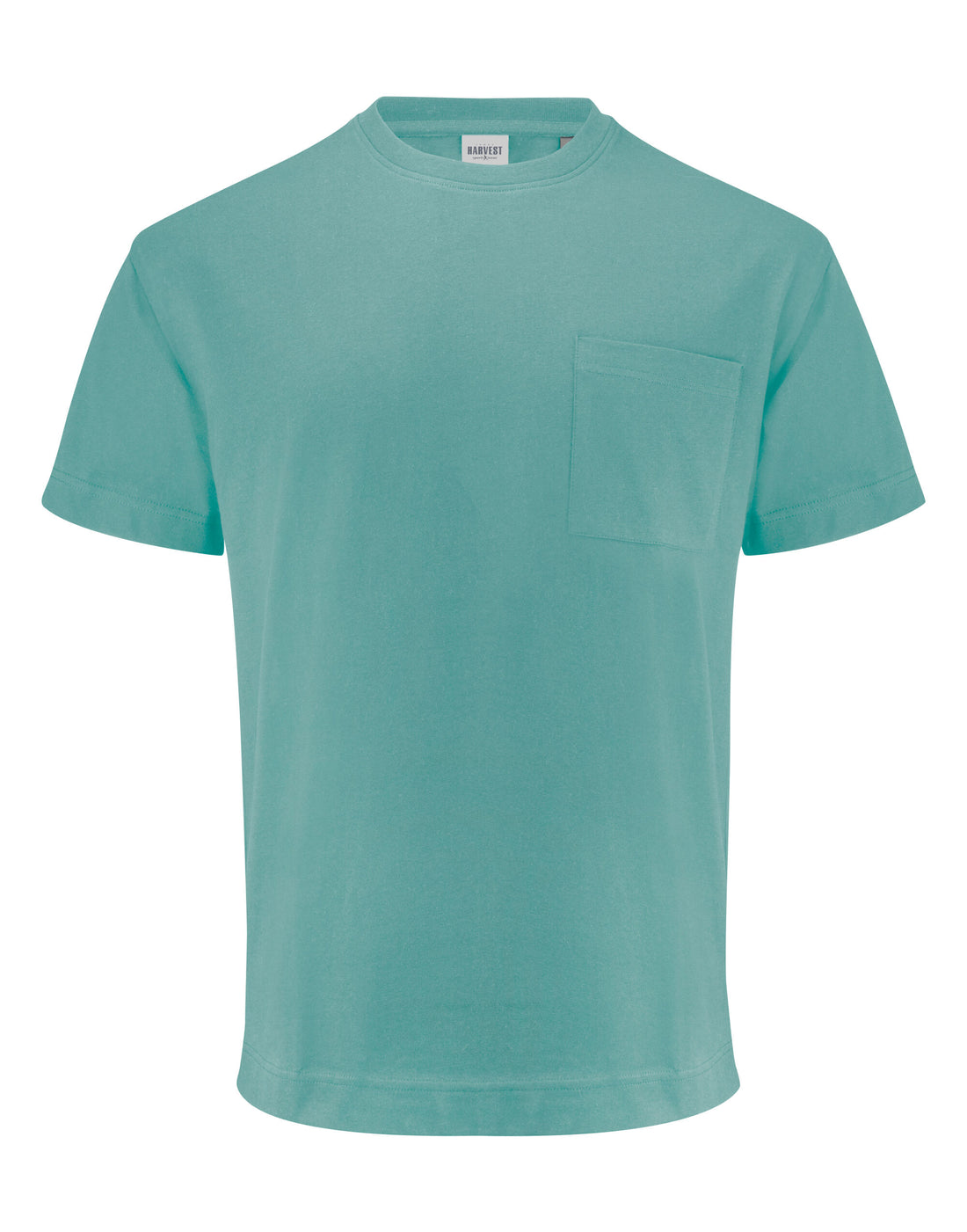James Harvest Devons Relaxed Fit T Shirt HAR2134019 - Aloe Green - Customisable T-Shirts