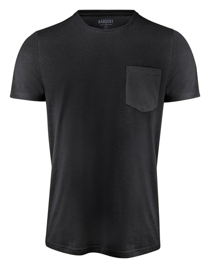 James Harvest Walcott T Shirt HAR2134020 - Black - Customisable T-Shirts