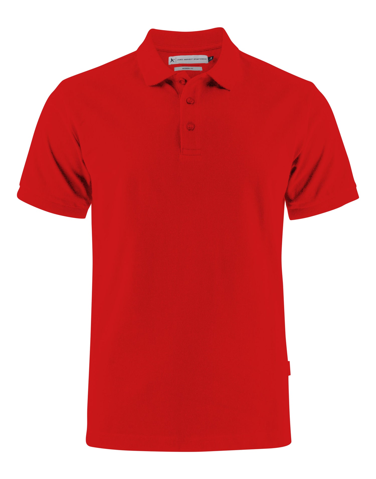 James Harvest Neptune Modern Polo HAR2135032 - Red - Customisable Polos