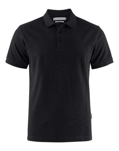 James Harvest Neptune Modern Polo HAR2135032 - Black - Customisable Polos