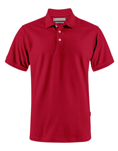 James Harvest Sunset Regular Polo HAR2135033 - Red - Customisable Polos