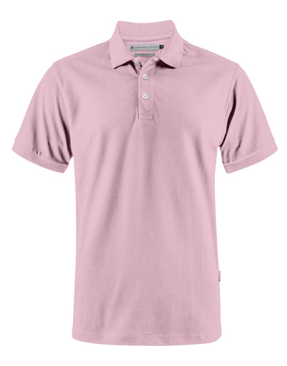 James Harvest Sunset Regular Polo HAR2135033 - Light Pink - Customisable Polos