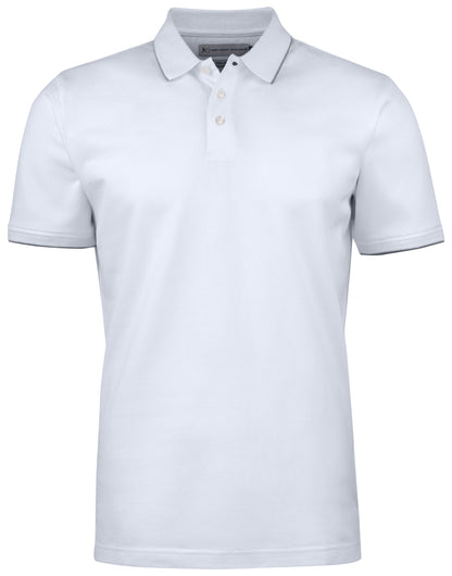 James Harvest Greenville Regular Polo HAR2135035 - White - Customisable Polos