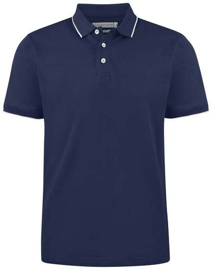 James Harvest Greenville Regular Polo HAR2135035 - Navy - Customisable Polos