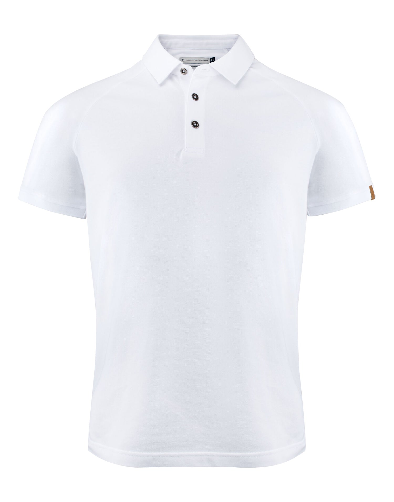 James Harvest Brookings Modern Polo HAR2135038 - White - Customisable Polos
