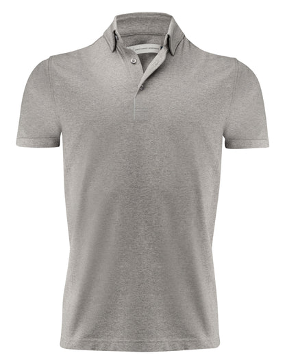 James Harvest American Supreme Polo HAR2135039 - Grey Melange - Customisable Polos