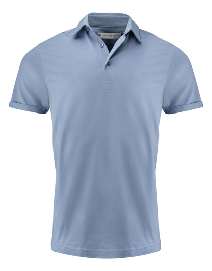 James Harvest American Supreme Polo HAR2135039 - Summer Blue - Customisable Polos