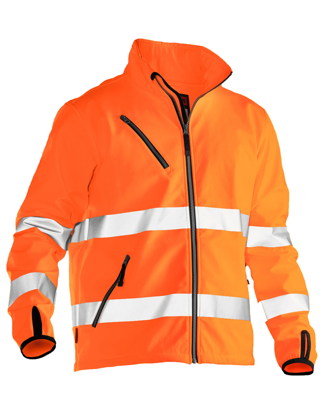 Jobman Softshell Jacket Hi-Vis JM1202 - Orange - Customisable Hi-Vis Jackets