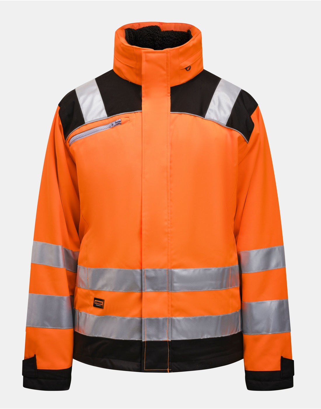 Jobman Winter Jacket Star Hi-Vis JM1347 - Orange Black - Customisable Hi-Vis Jackets