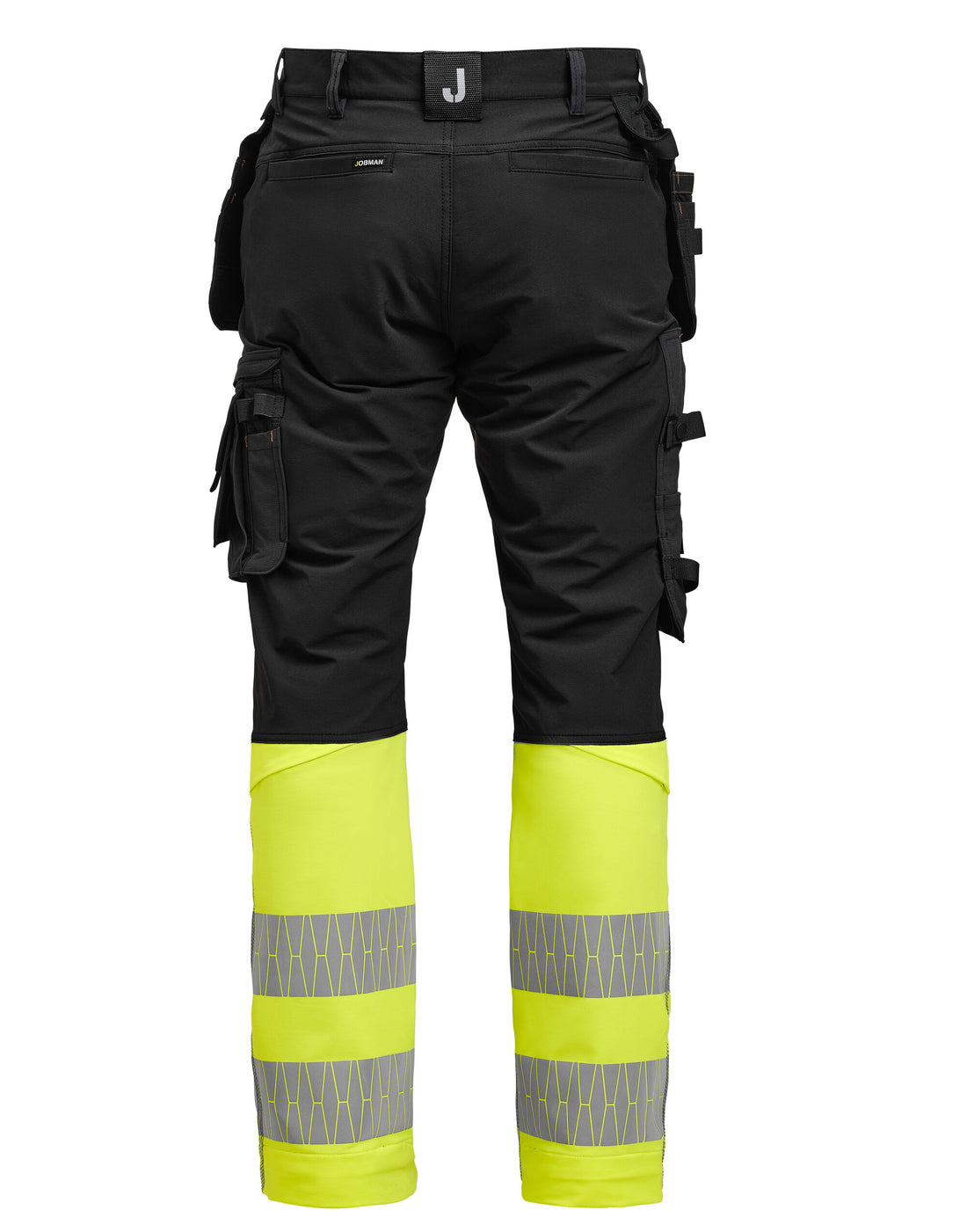 Jobman Craftsman Trousers Stretch Hi-Vis JM2392 - - Customisable Hi-Vis Trousers