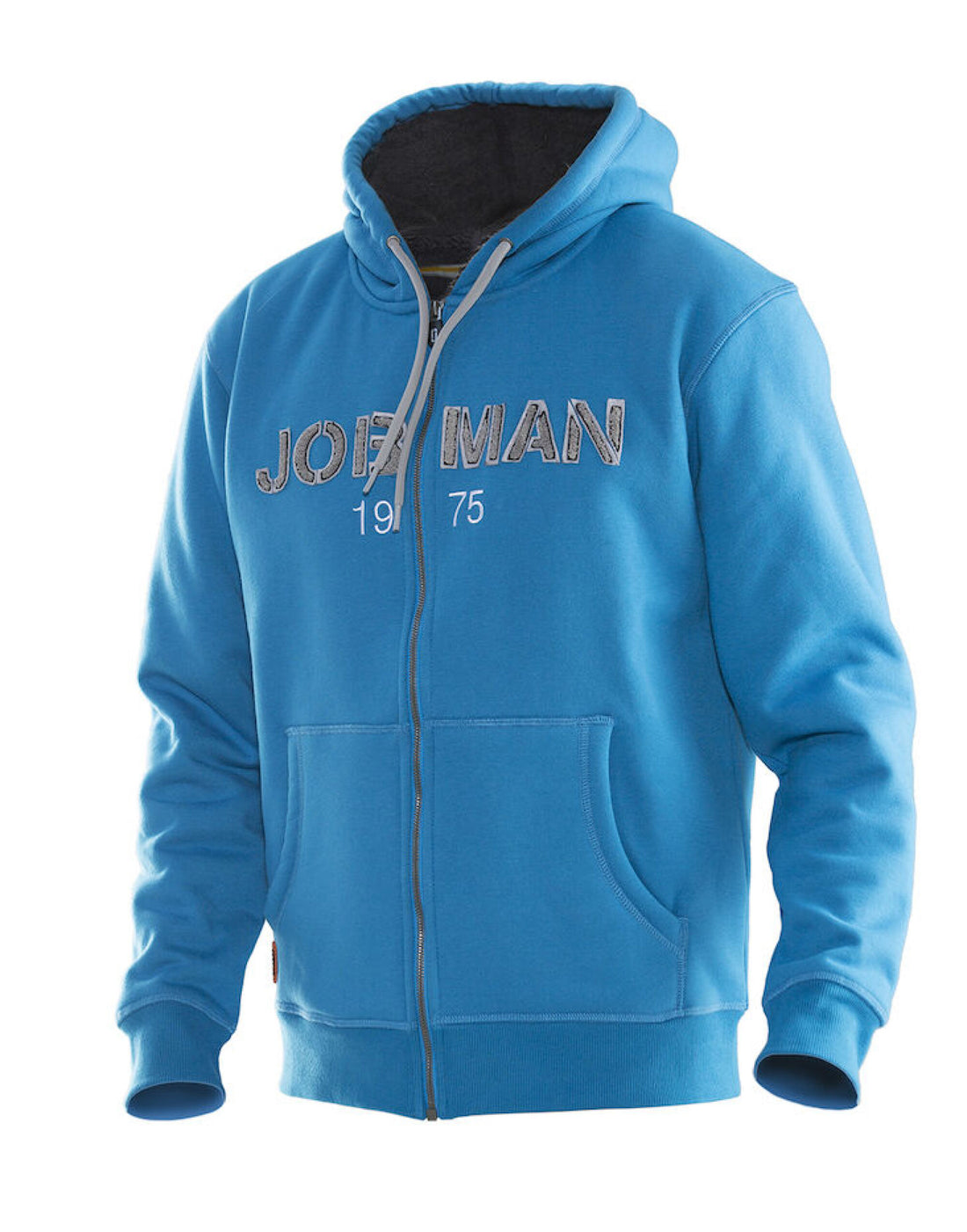 Jobman Mens Vintage Hoodie Lined JM5154 - Ocean Dark Grey - Customisable Hoodies