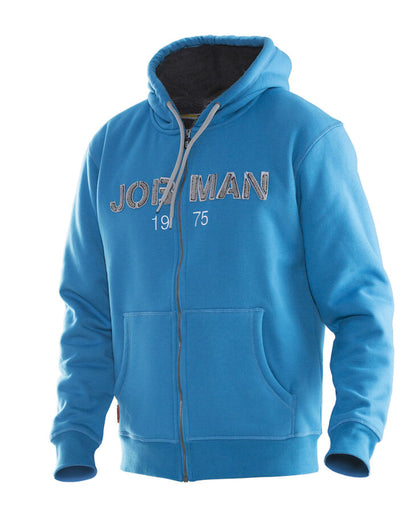 Jobman Mens Vintage Hoodie Lined JM5154 - Ocean Dark Grey - Customisable Hoodies