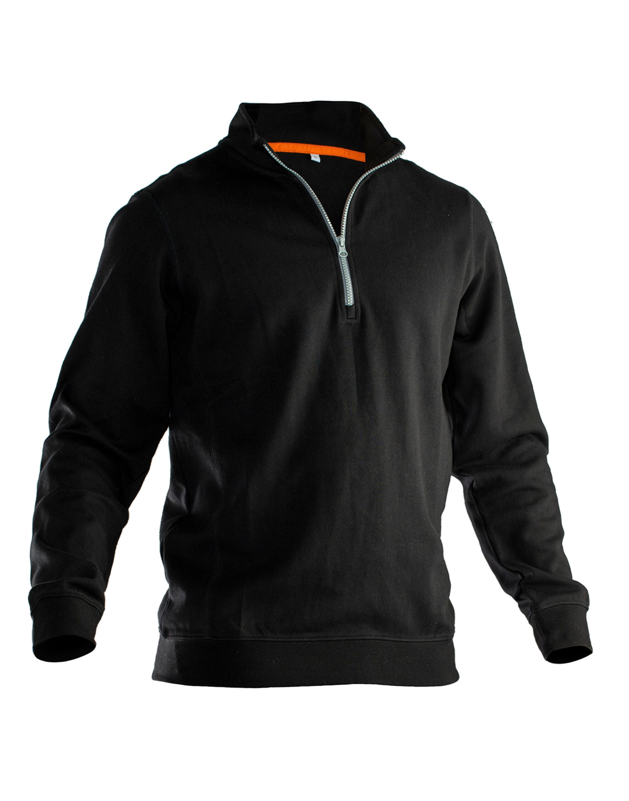 Jobman Sweatshirt 1/2 Zip JM5401 - Black - Customisable Sweatshirts