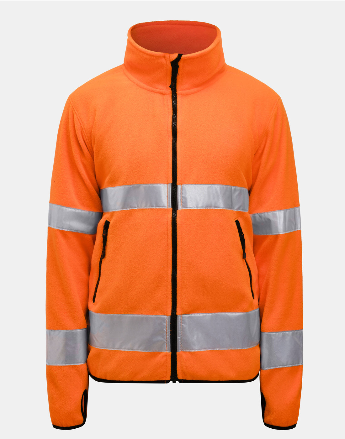 Jobman Fleece Jacket Hi-Vis JM5502 - Orange - Customisable Hi-Vis Jackets