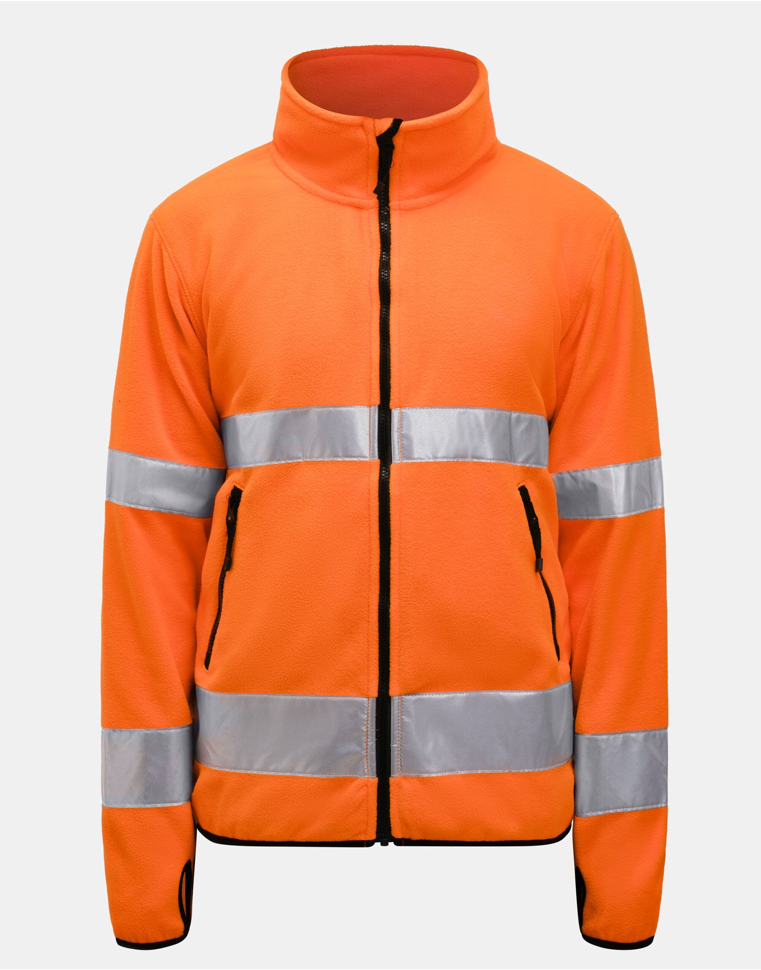 Jobman Fleece Jacket Hi-Vis JM5502 - Orange - Customisable Hi-Vis Jackets
