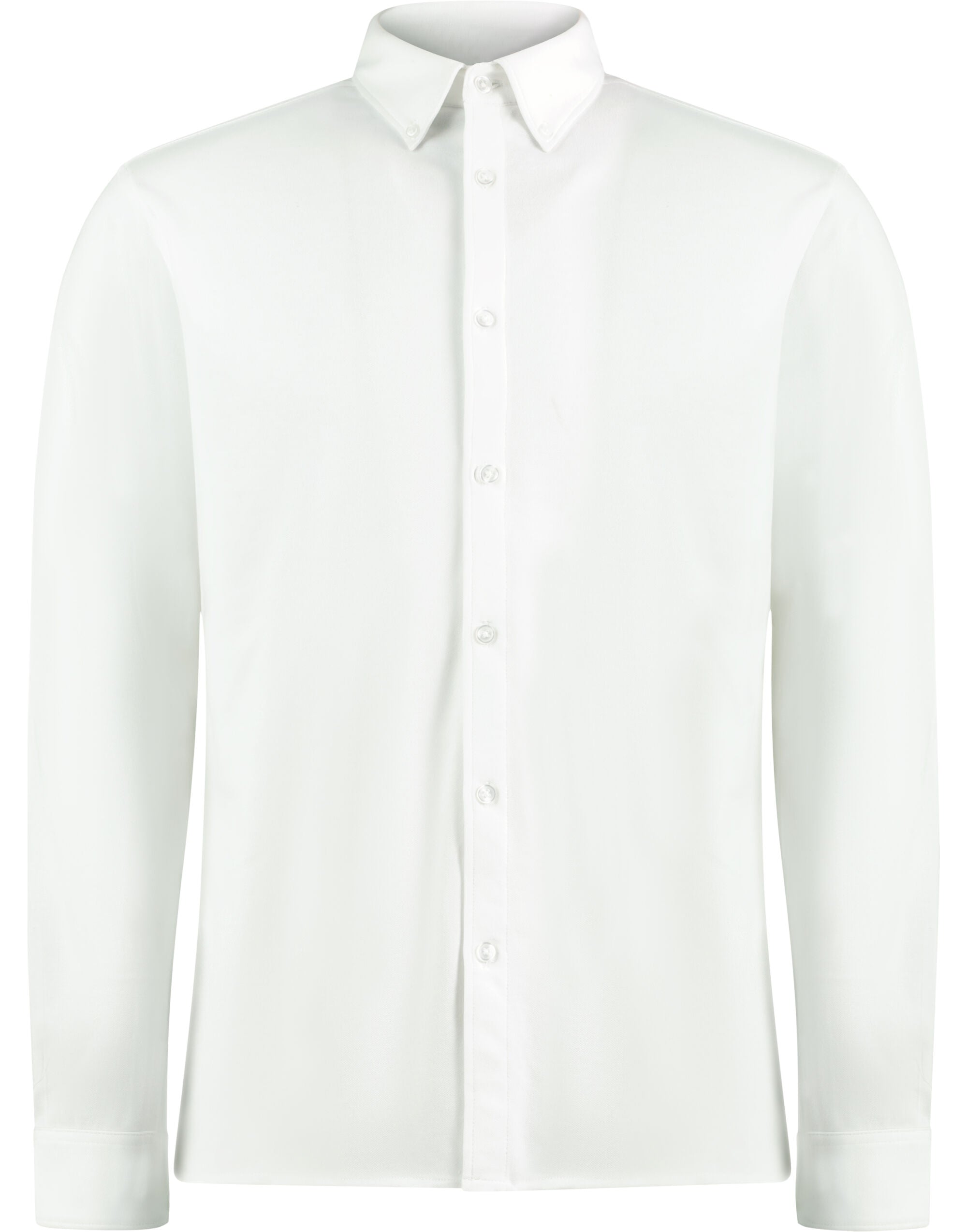 Kustom Kit Mens LS Superwash Pique Shirt KK143 - White - Customisable Shirts
