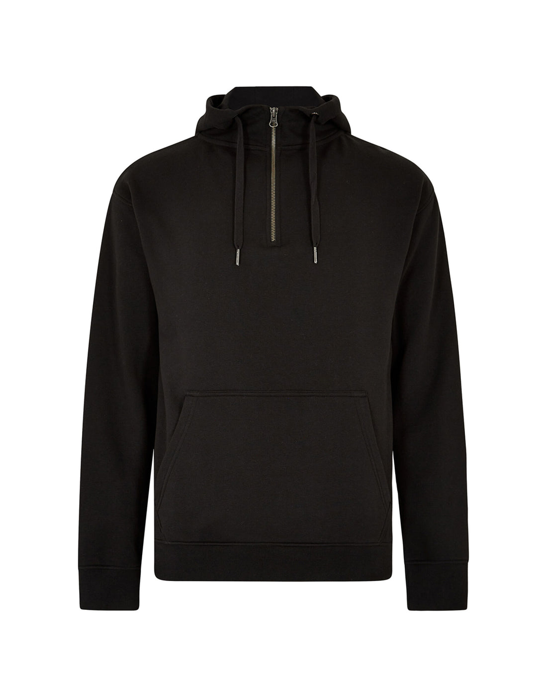 Kustom Kit Regular Fit 14 Zip Hoodie KK336 - Black - Customisable Hoodies