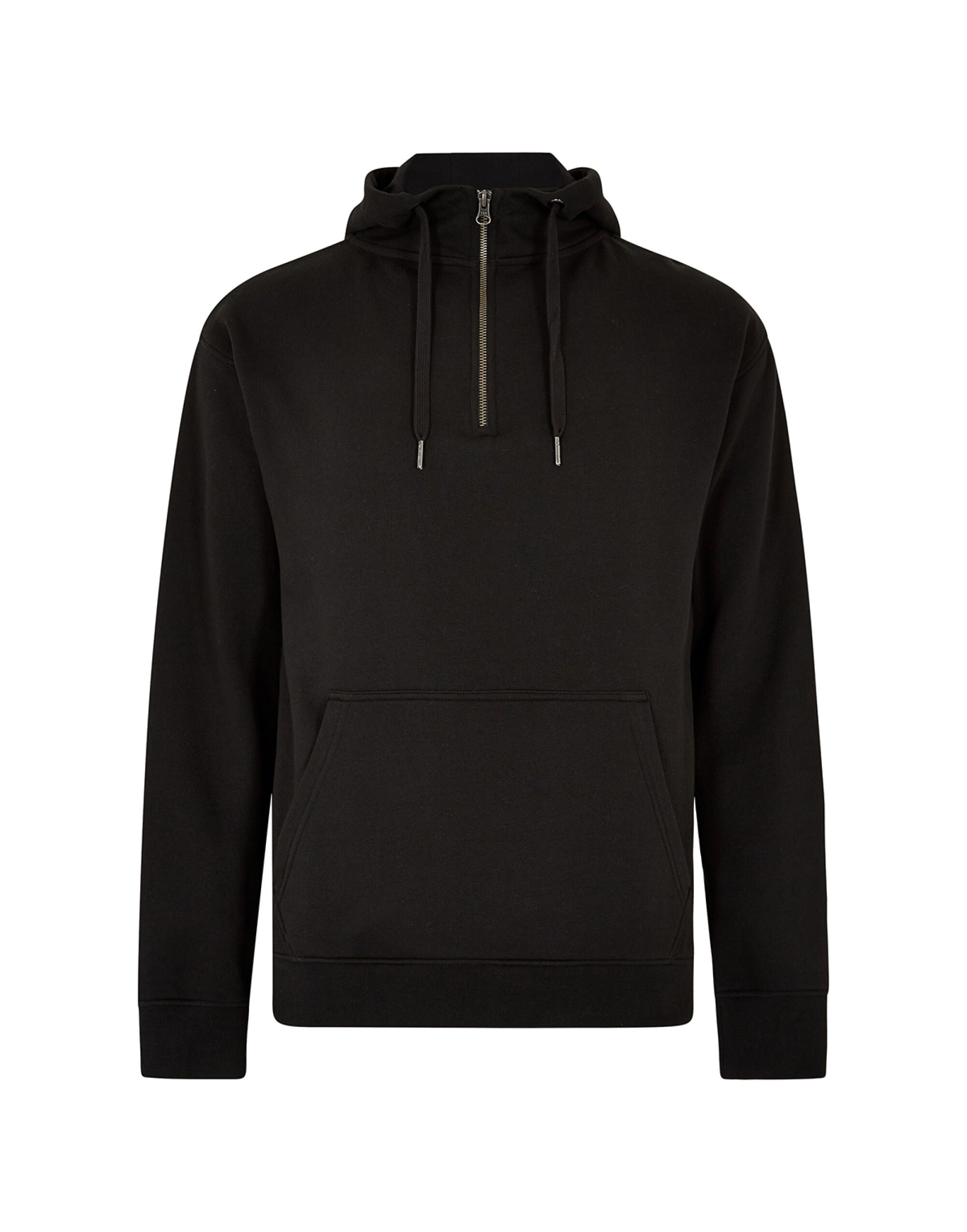 Kustom Kit Regular Fit 14 Zip Hoodie KK336 - Black - Customisable Hoodies