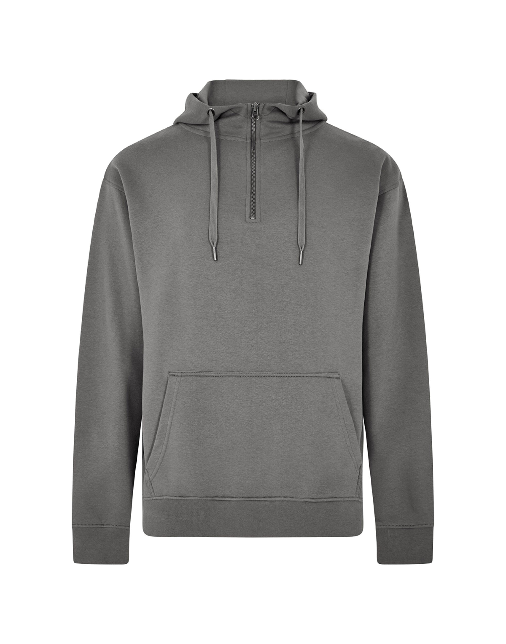 Kustom Kit Regular Fit 14 Zip Hoodie KK336 - Dark Grey - Customisable Hoodies