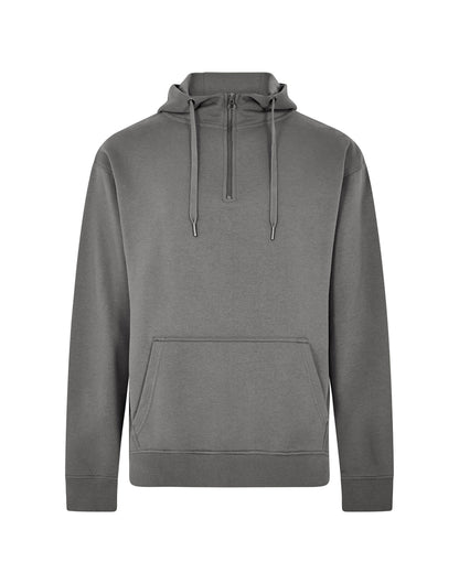 Kustom Kit Regular Fit 14 Zip Hoodie KK336 - Dark Grey - Customisable Hoodies